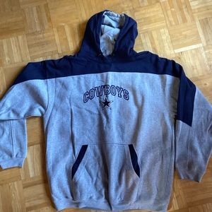 Dallas Cowboys Hoodie Pull Over Sweatshirt Men's 2XL, 1 big front pocket